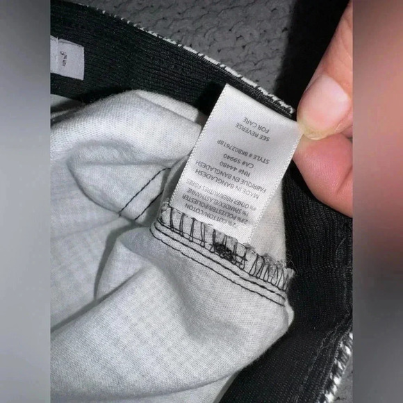 Tinseltown Pull On Stretch Black White Plaid High Waisted Flare Pants 7 - Picture 8 of 9